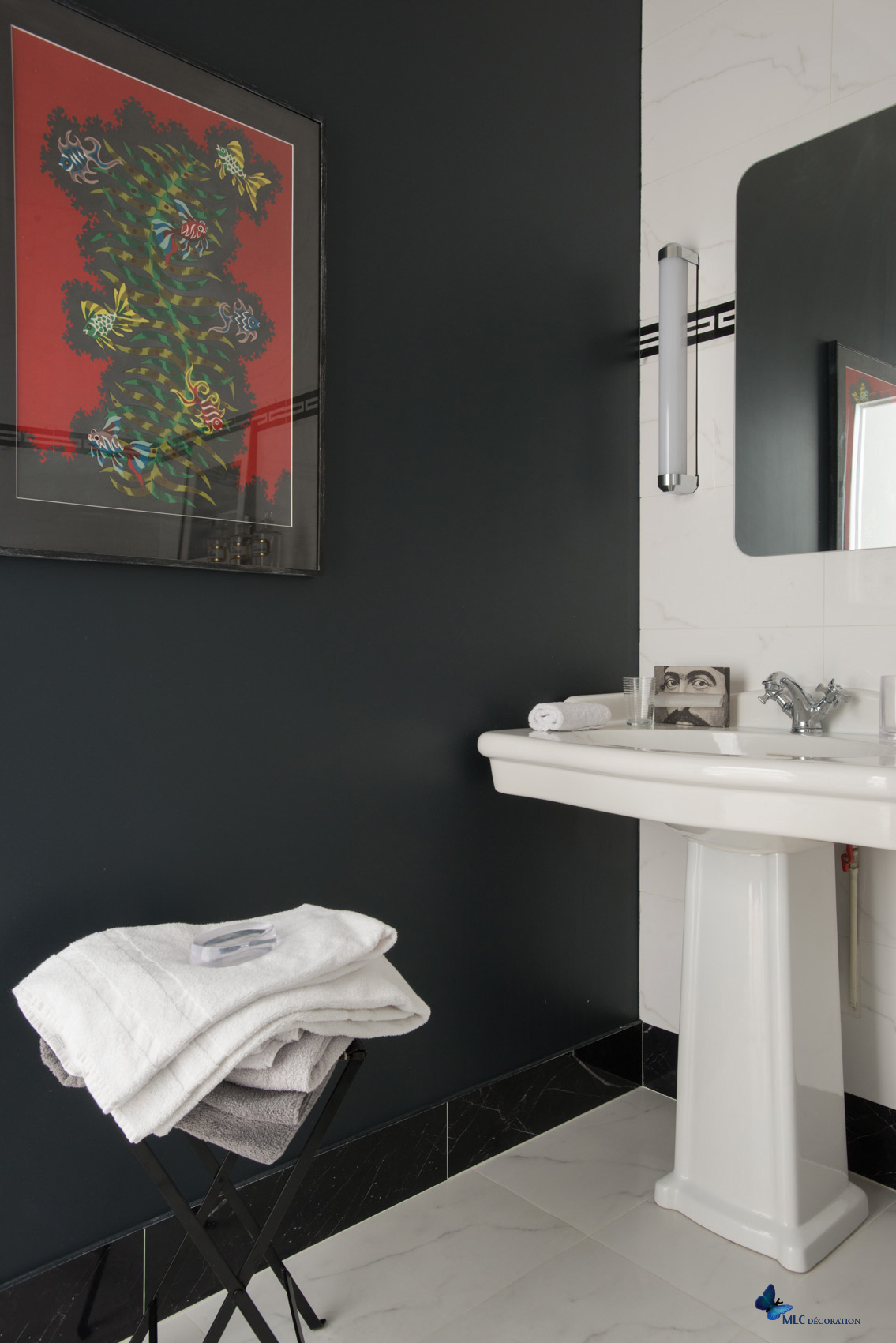 Salle De Bain Rangement Mural ~ carrelage salle de bain design blanc Salle De Bain Rangement Mural ~ carrelage salle de bain design blanc