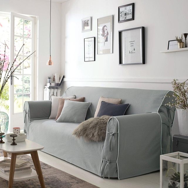 housse de canape en lin