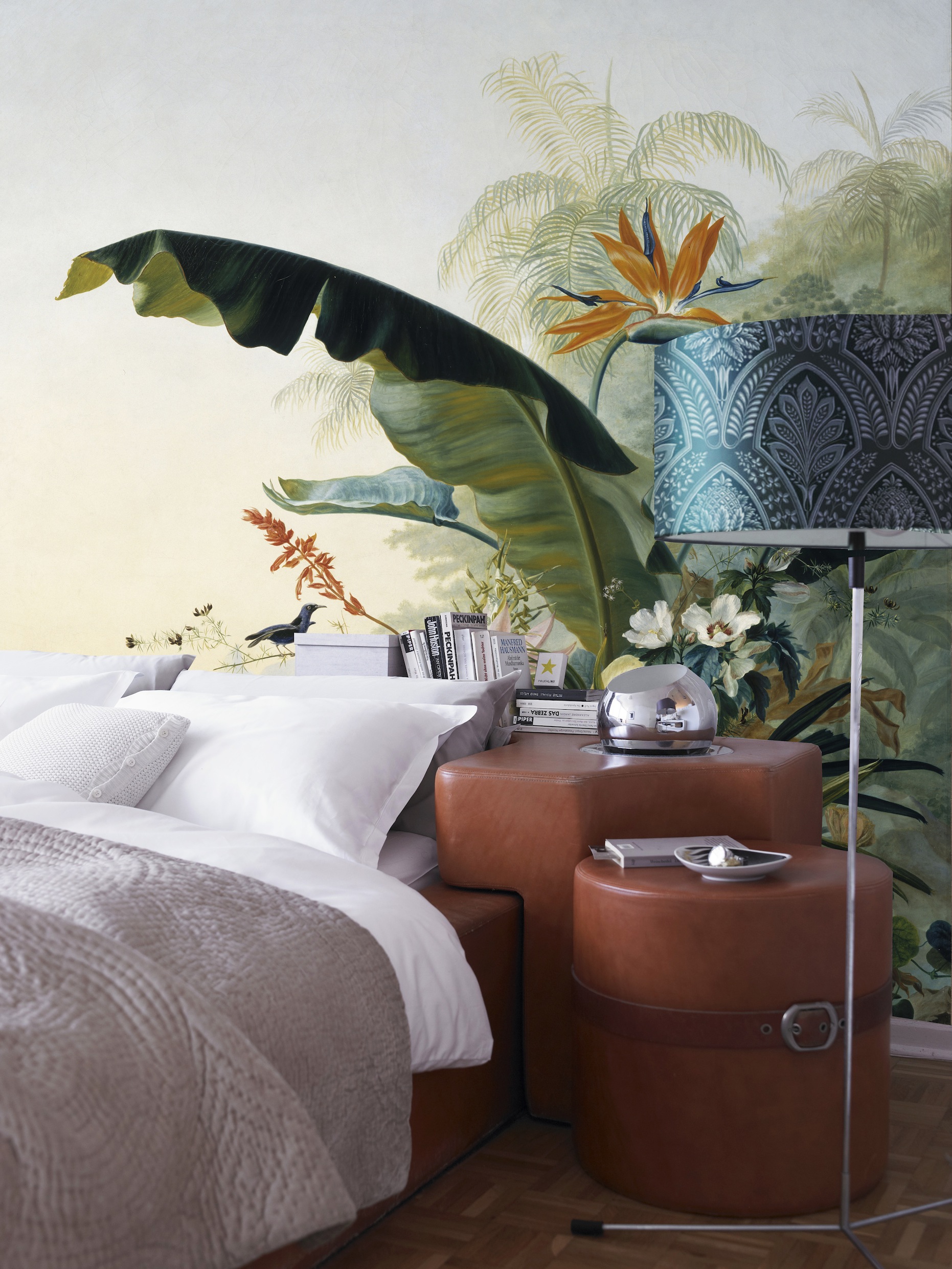 décoration chambre tropicale