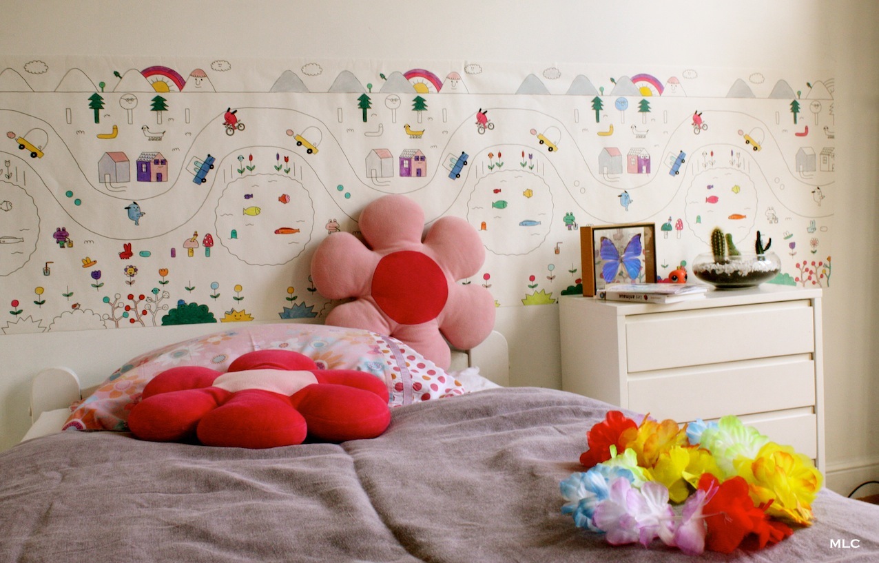Coloriage enfant papier peint pour chambre enfant déco