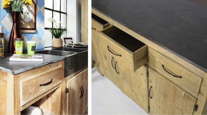 Cuisine où trouver des meubles indépendants en bois brut le ... Meuble cuisine en bois
