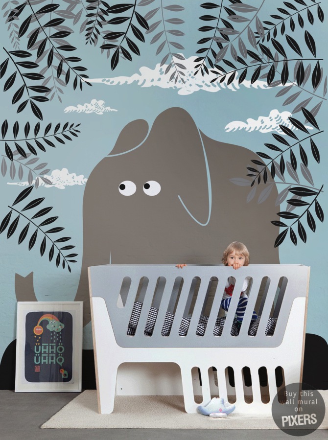 Deco Chambre Bebe Papier Peint Enfant