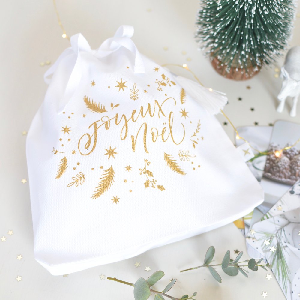 petit pochon hotte de noel